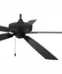 60" Outdoor Super Pro 60 Indoor/Outdoor Ceiling Fan Flat Black
