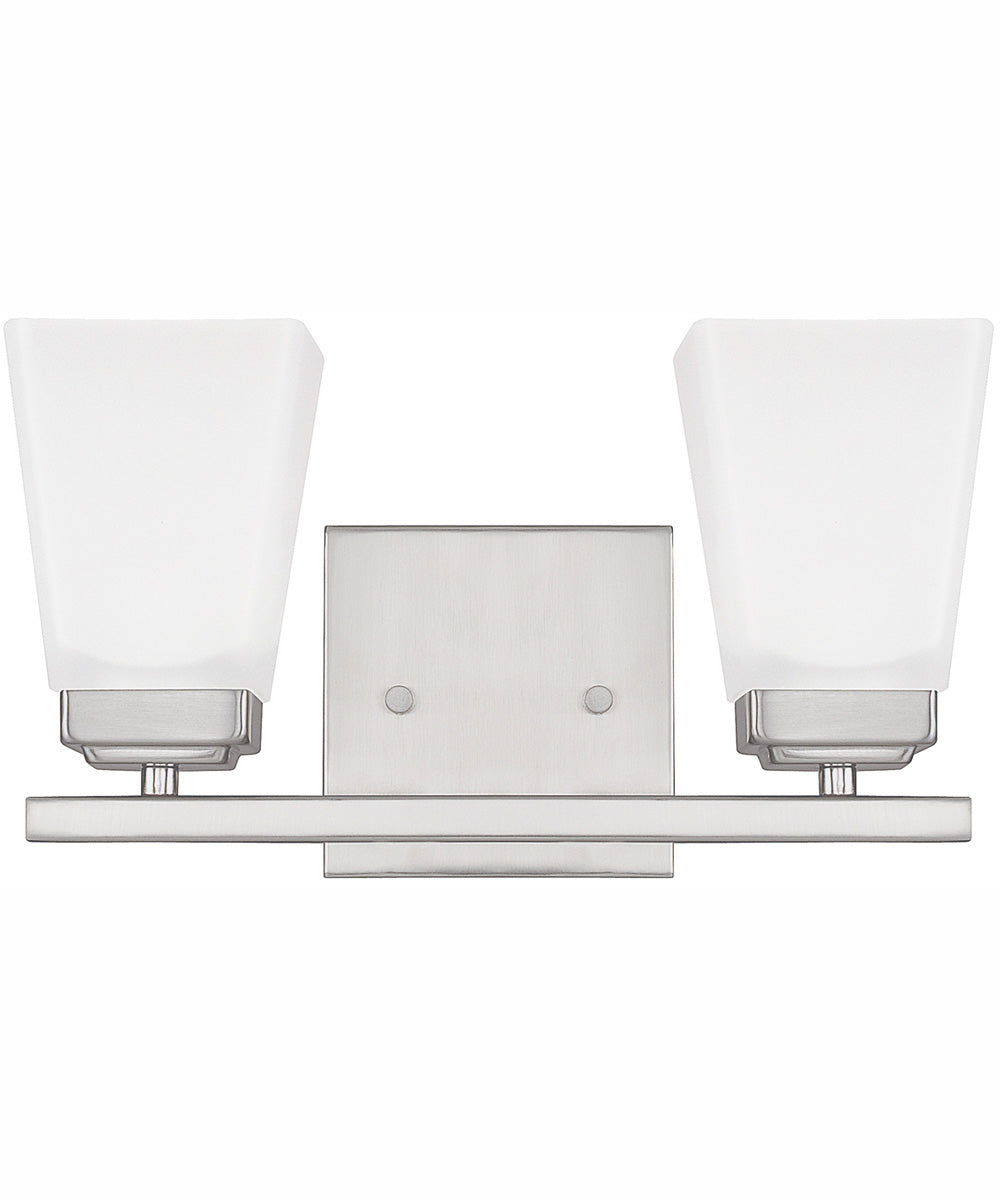 Baxley 2-Light Vanity Brushed Nickel