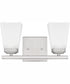 Baxley 2-Light Vanity Brushed Nickel