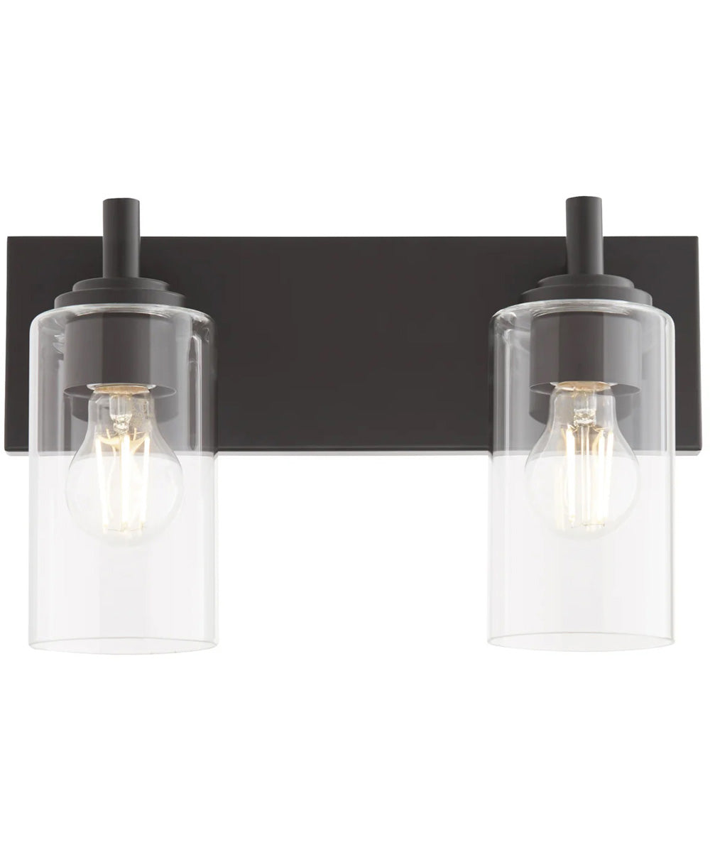 Fallstaff 2-light Bath Vanity Light Matte Black