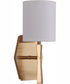 Chatham 1-Light Wall Sconce Satin Brass