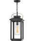 Atwater 1-Light Medium Outdoor Hanging Lantern in Black