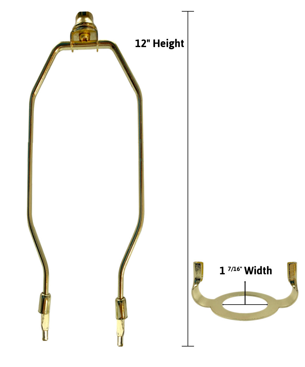 13"H SLIP UNO Adapter Converts your Lampshade to fit on SLIP UNO Lamp Base