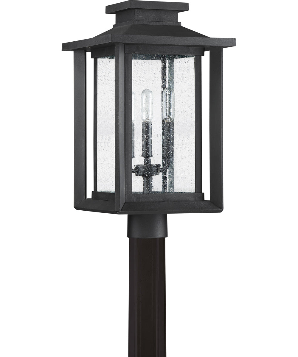 Wakefield Large 3-light Outdoor Post Light  Coastal Armour Earth Black