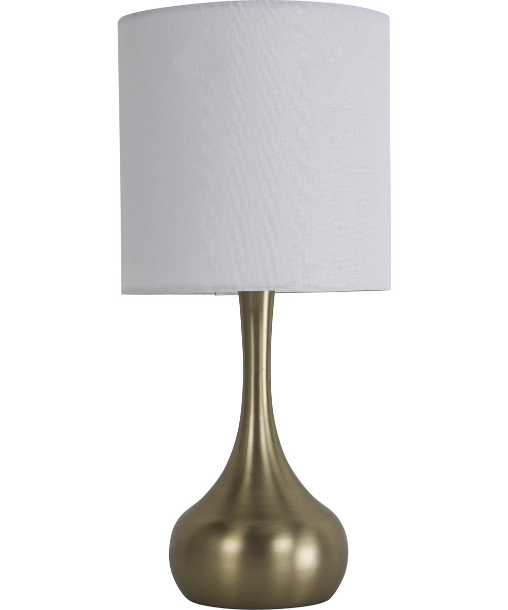1-Light Table Lamp Satin Brass
