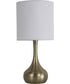 1-Light Table Lamp Satin Brass
