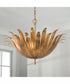 Eden 4-Light Pendant Antique Gold