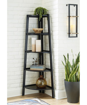 Bernmore Corner Shelf Black