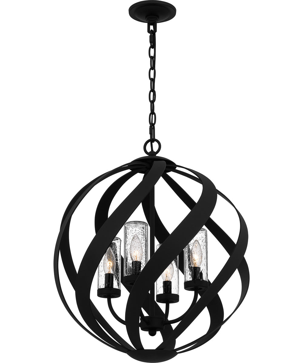 Blacksmith Large 4-light Pendant Earth Black