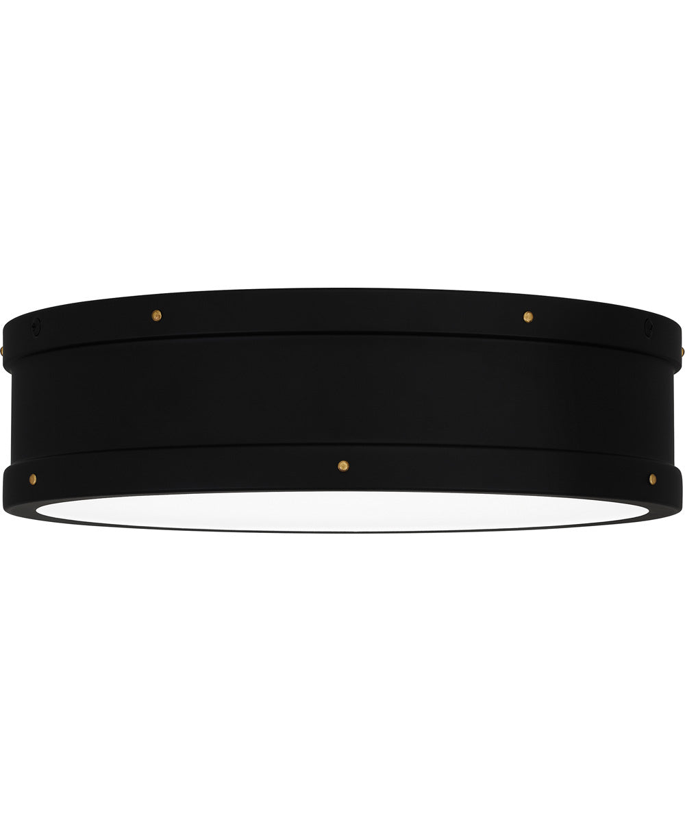 Quoizel Fixture Medium Flush Mount Matte Black