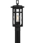 Uma Large 1-light Outdoor Post Light Matte Black