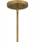 Quoizel Pendant 1-light Pendant Weathered Brass