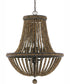 Handley 6-Light Chandelier Tobacco