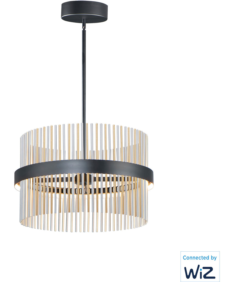 Chimes 24'' LED Pendant WiZ Black / Satin Nickel / Satin Brass