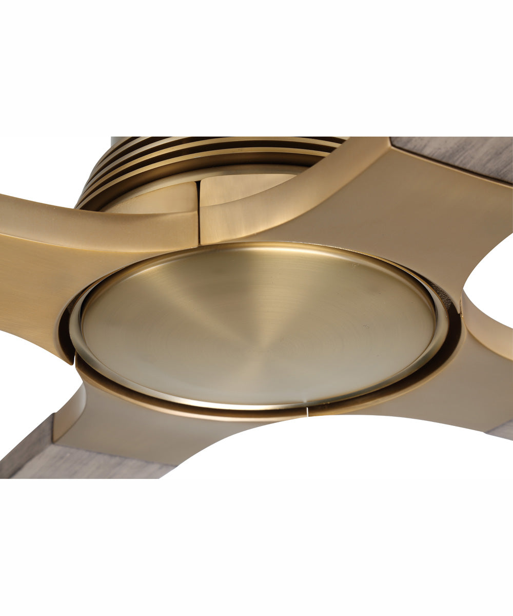60" Ricasso 1-Light Ceiling Fan Satin Brass