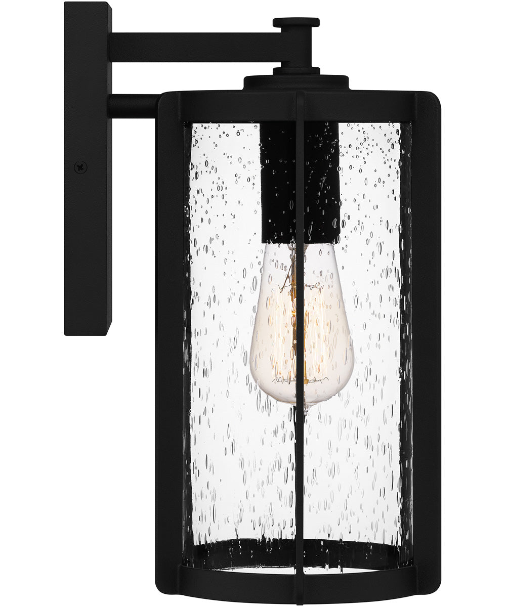 Hazel Medium 1-light Outdoor Wall Light  Coastal Armour Aluminum Earth Black