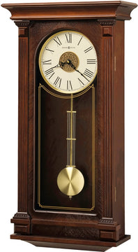 27"H Sinclair Wall Clock Cherry Bordeaux