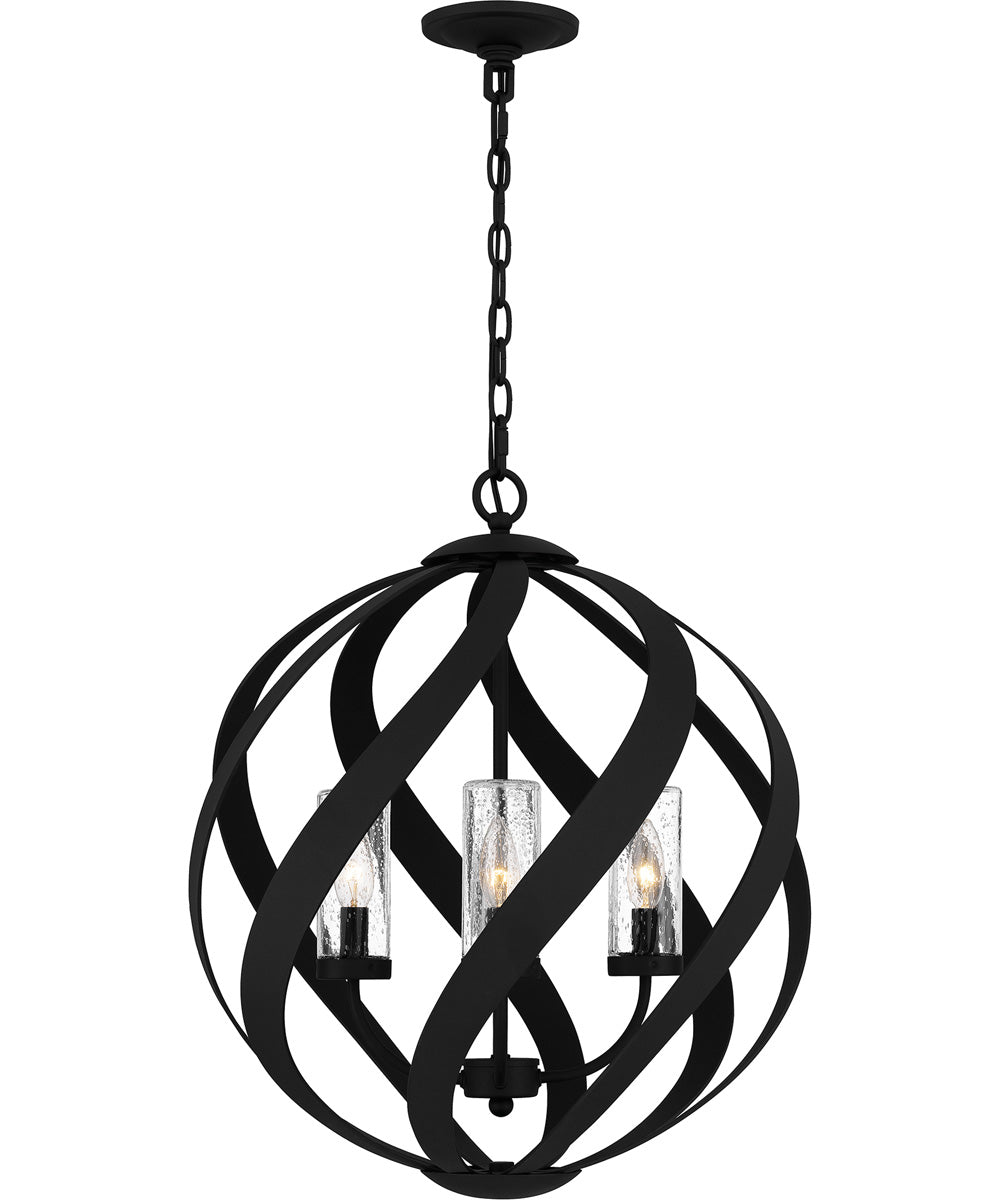 Blacksmith Large 4-light Pendant Earth Black