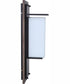 Heights 1-Light Outdoor Wall Lantern Whiskey Barrel / Midnight