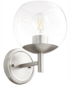 Lyon 1-light Wall Mount Light Fixture Satin Nickel