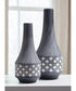Dornitilla Vase Set of 2 Black/White