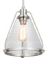 Range 1-Light Pendant Brushed Nickel
