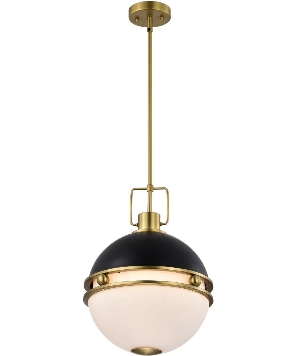 Everton 2-Light Pendant Matte Black