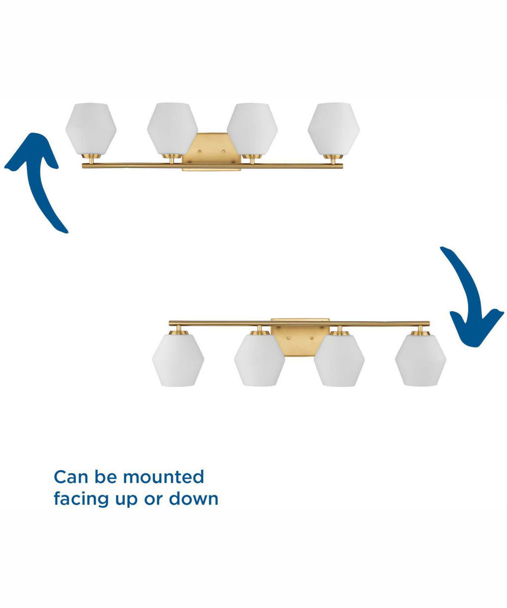 Copeland 4-Light Mid-Century Modern Vanity Light Matte Black