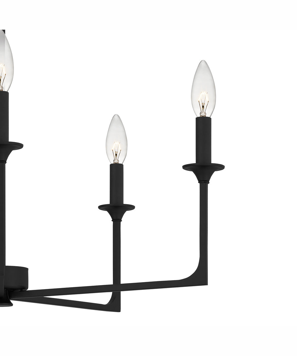 Prescott 5-light Chandelier Matte Black