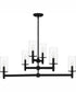 Quoizel Chandelier Medium 6-light Island Light Matte Black