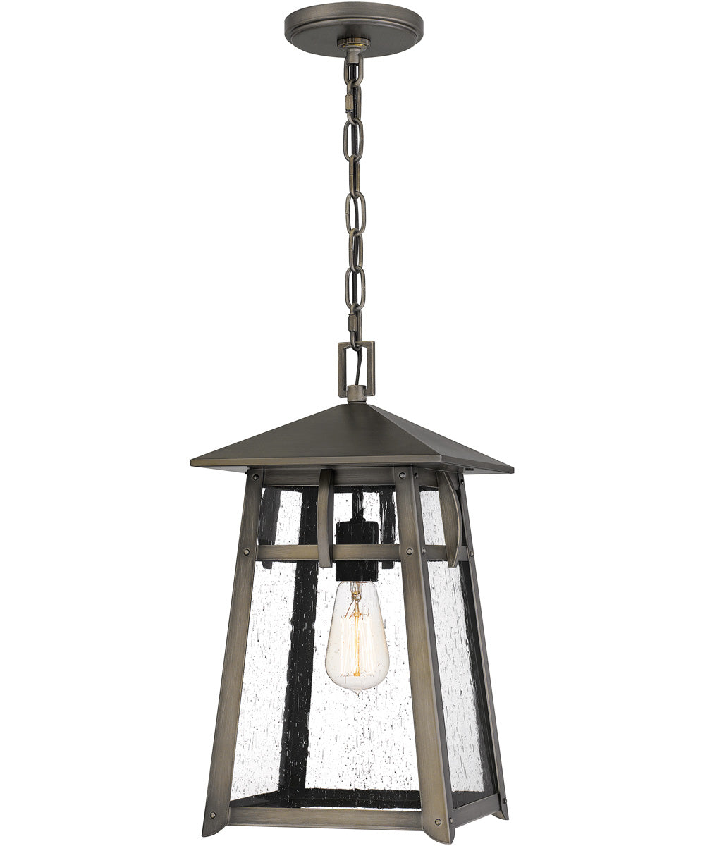 Merle Large 1-light Outdoor Pendant Light  Coastal Armour Aluminum Burnished Bronze