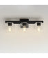 Scoop 3-Light Bath Vanity Black