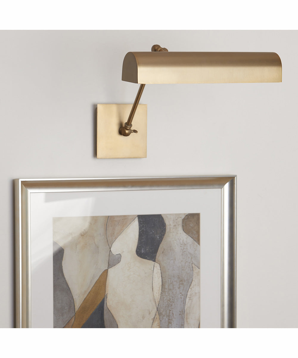 2-light Wall Mount Light Fixture Aged Brass