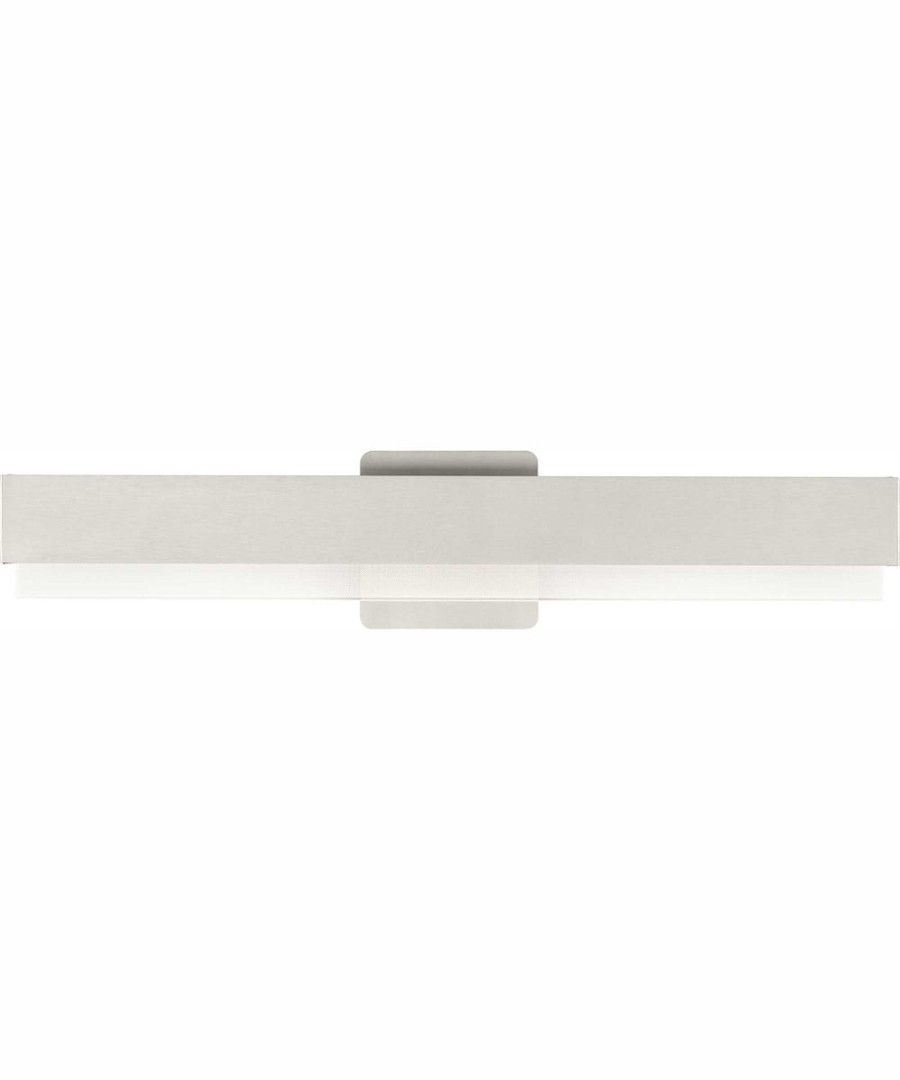 Semblance 24 in. Medium Modern 3CCT Integrated LED Linear Vanity Light Brushed Nickel