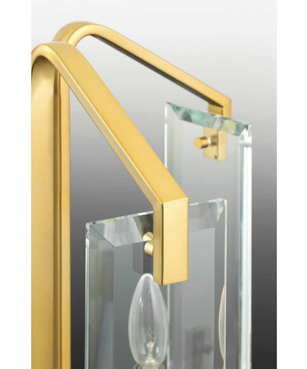 Cahill 3-Light Clear Glass Luxe Bath Vanity Light Brushed Bronze