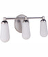 Riggs 3-Light Vanity Brushed Polished Nickel / Polished Nickel