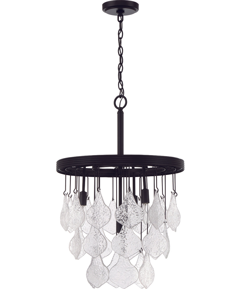 Vesi 4-Light Pendant Flat Black