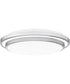 Irving  Semi Flush Mount Brushed Aluminum