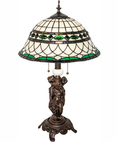 28" High Tiffany Roman Table Lamp