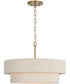Delaney 4-Light Pendant Matte Brass