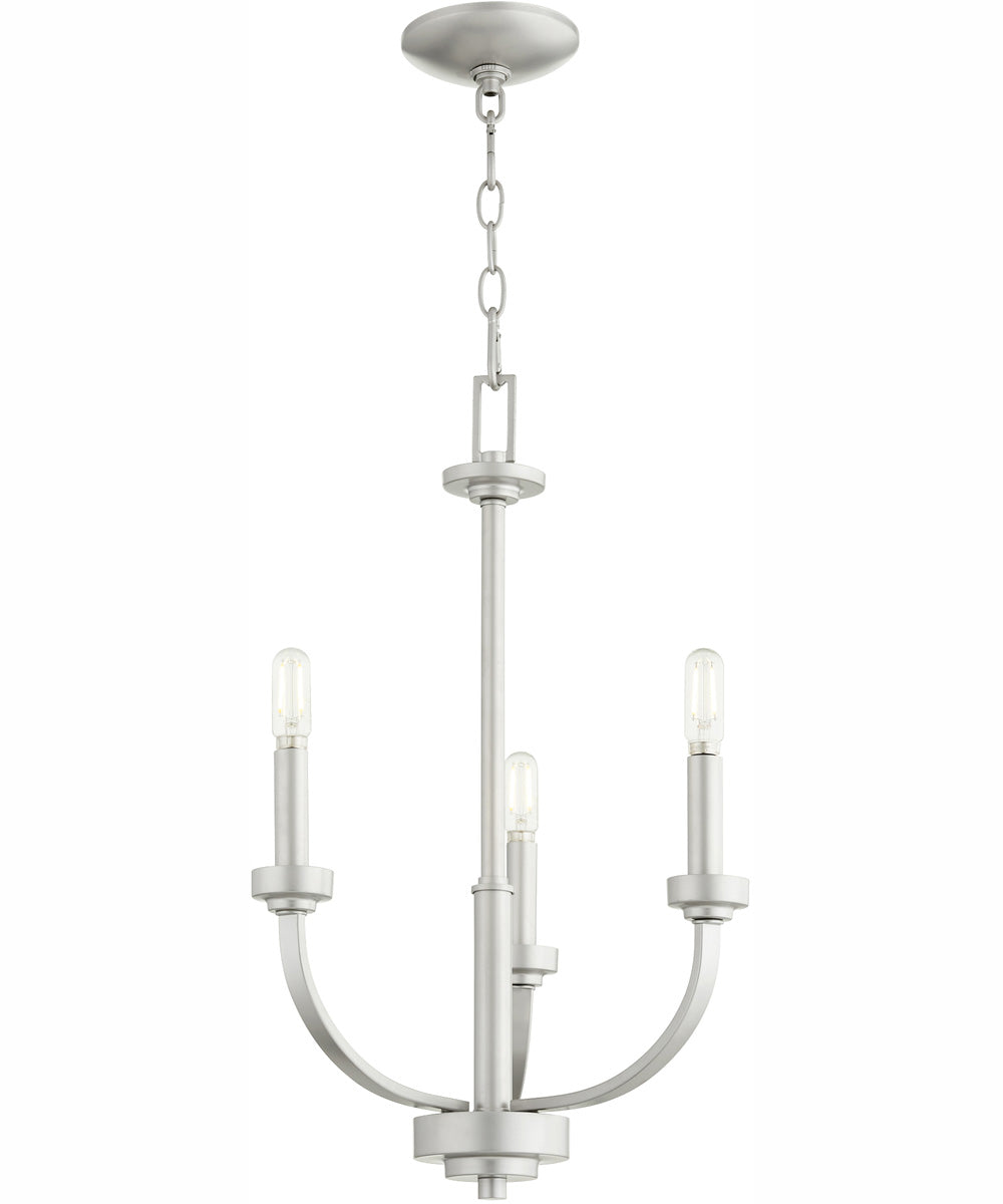 Reyes 3-light Chandelier Classic Nickel