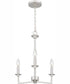 Prescott 3-light Chandelier Brushed Nickel