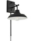 Jones 1-Light Plug In Sconce Matte Black, 10"W