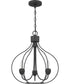 Walsh 3-light Pendant Grey Ash
