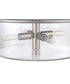 Hailie 4-Light Pendant Satin Nickel