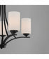 Deven 5-Light Chandelier Black