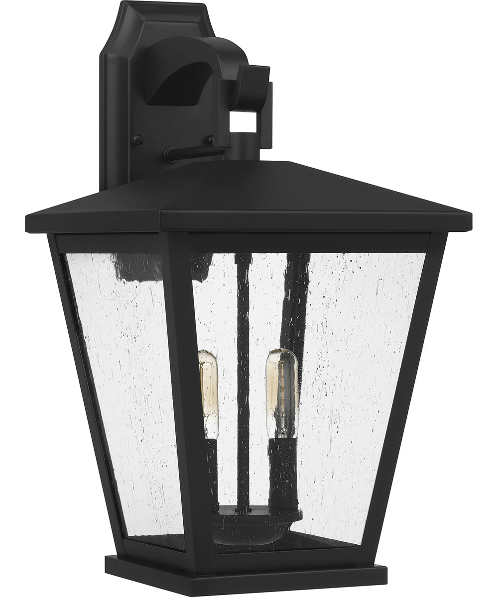 Joffrey Large 2-light Outdoor Wall Light Matte Black