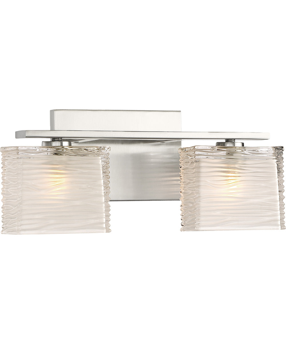 Westcap Medium 2-light Bath Light Brushed Nickel