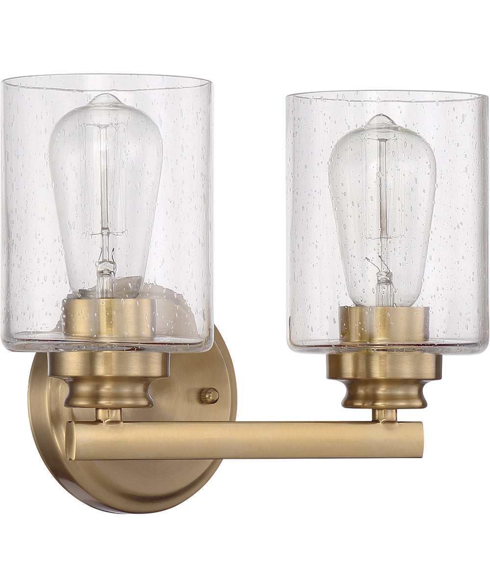 Bolden 2-Light Vanity Satin Brass