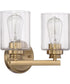 Bolden 2-Light Vanity Satin Brass